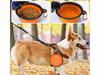 Foldable Dog Bowl Orange (200) Gab_A