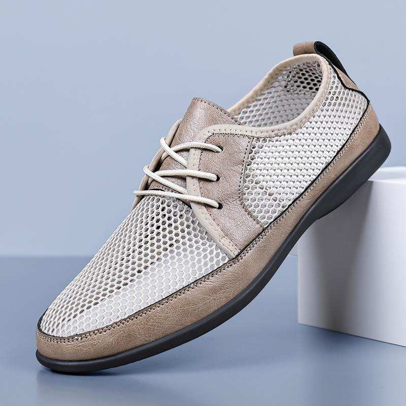 Fashion Summer Men Casual Shoes Fashion Soft Men Loafers Leisure Moccasins Slip On Men's Driving Shoes Lazy Shoe Handmade Flats Comfy