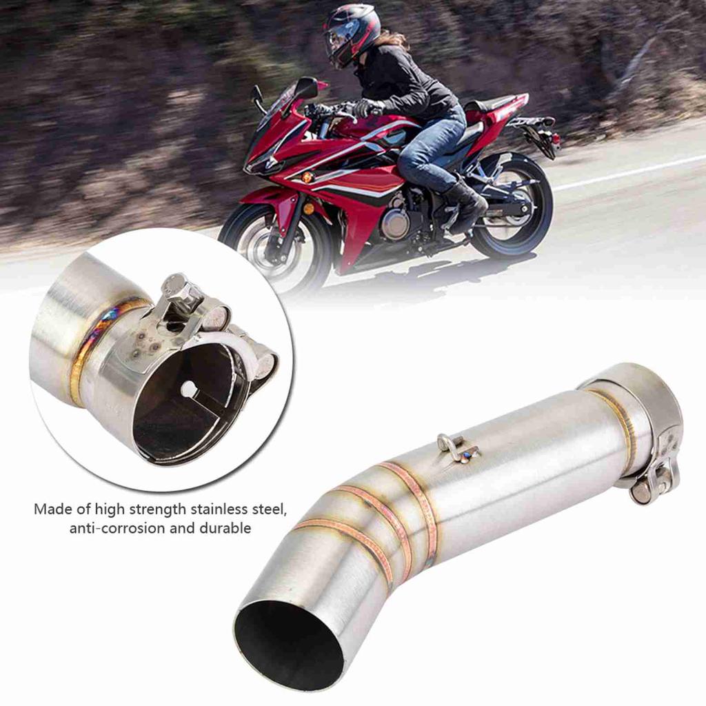 Motorcycle Exhaust Contact Middle Mid Pipe Connector for CBR400R CBR500R 2013‑2015