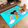1pc Gracie's Corner3 Print Area Rug - Soft, Washable Non-Slip Indoor Mat, Living Room, Home Office Decorative Rug,Office Decorative