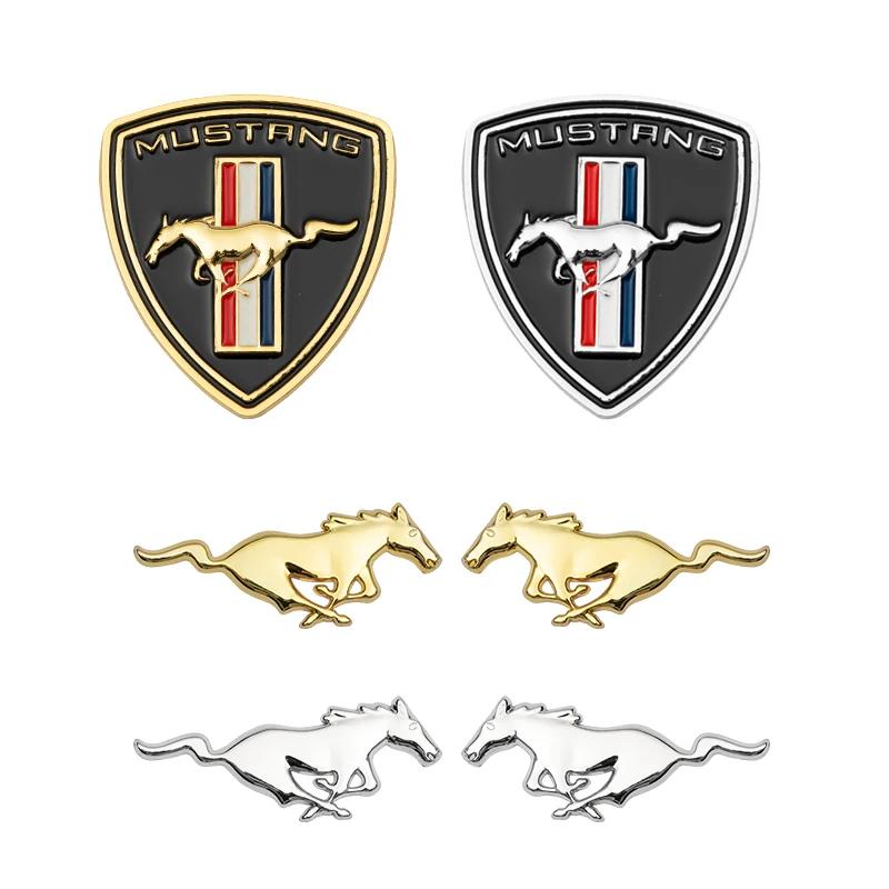 3D Metal Car Styling Body Trunk Emblem Sticker Decoration Auto Accessories For Mustang Focus Kuga Mondeo Max Fusion Ranger