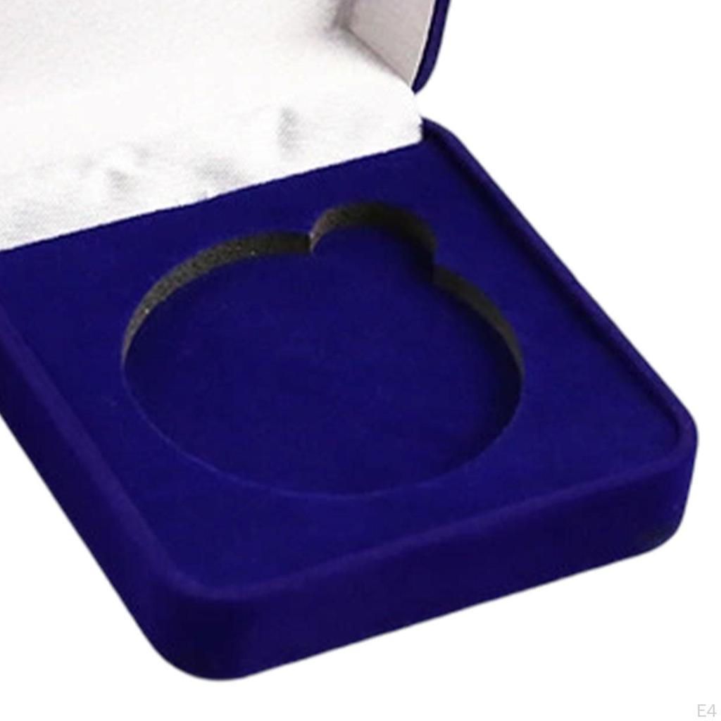 Challenge Coin Box, Commemorative Holder, Gift Box Dustproof Presentation Display for
