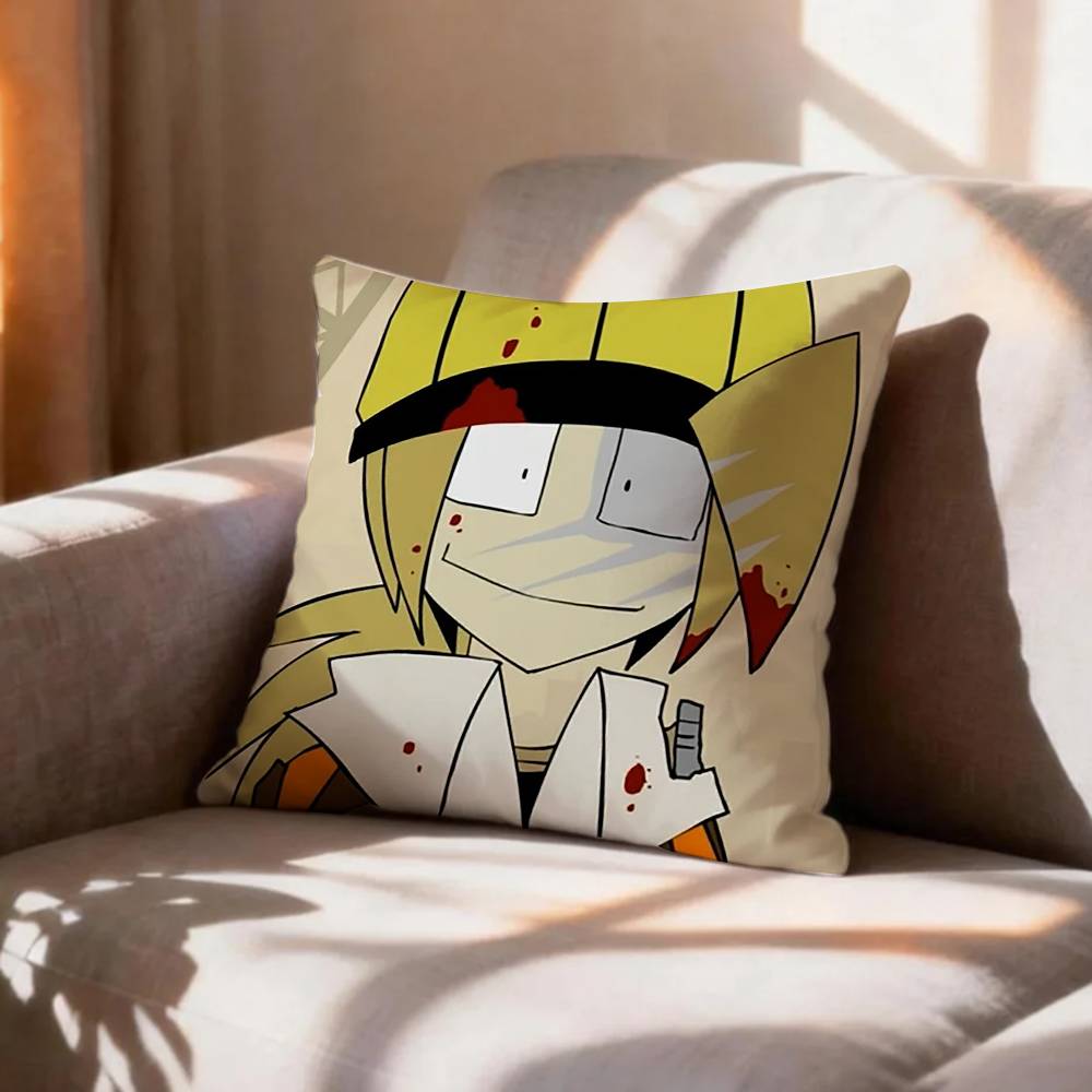 COOL LLaw Of Talos Anime Pillow Case Pattern Printed Pillowcase For Living Room Sofa Cushion Cover