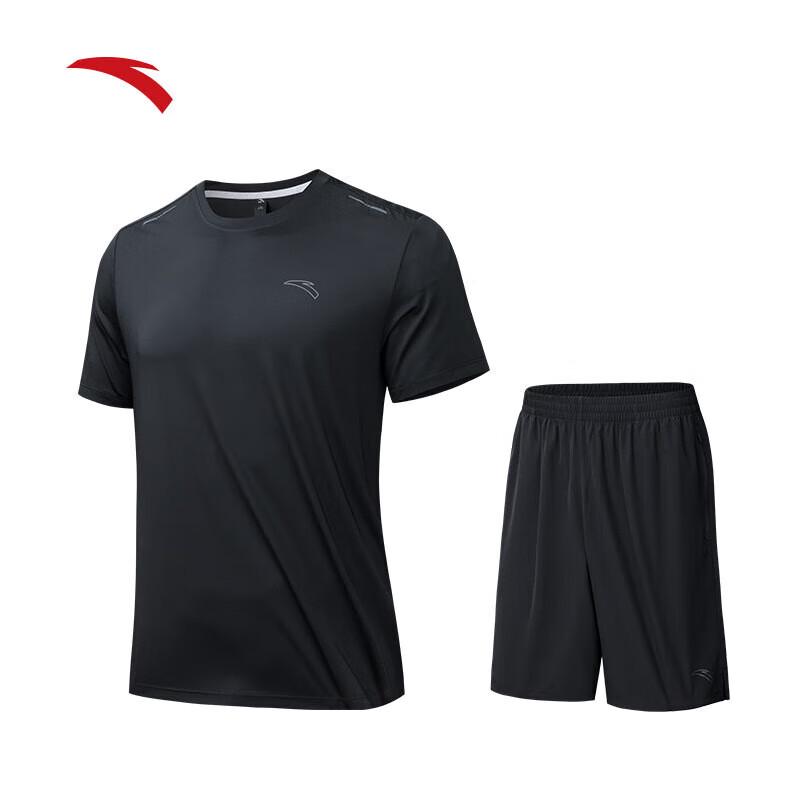 Anta Men s Breathable Summer Sports Two-Piece Set 3XL