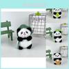 Bezaubernder Mini-Panda Plüschtier Schlüsselanhänger Niedliches Tier-Accessoire für Taschen und Autos