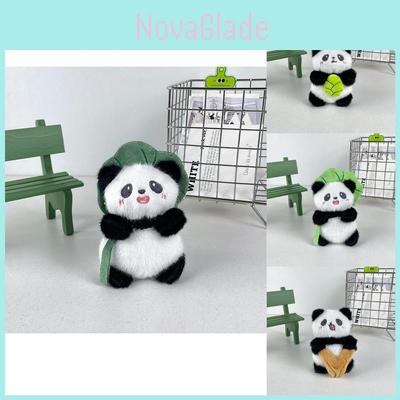 Okouzlující Mini Panda Plyšová Hračka Klíčenka Roztomilý Zvířecí Doplněk Na Tašky A Do Aut