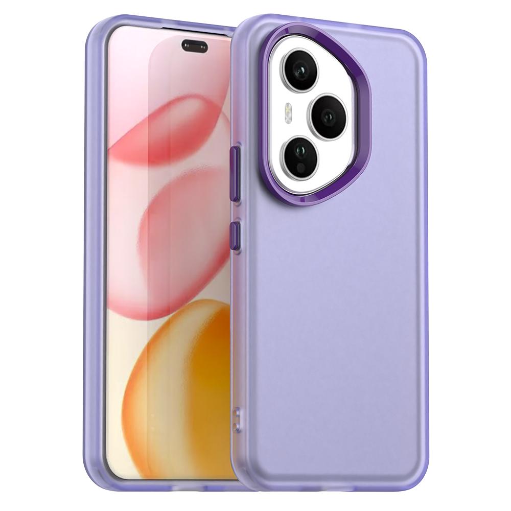 Custodia Trasparente Opaca Colore Caramella per Huawei Honor 400 X60 Magic 7 Pro Lite X9C Cover Posteriore Trasparente Antiurto Amica della Pelle