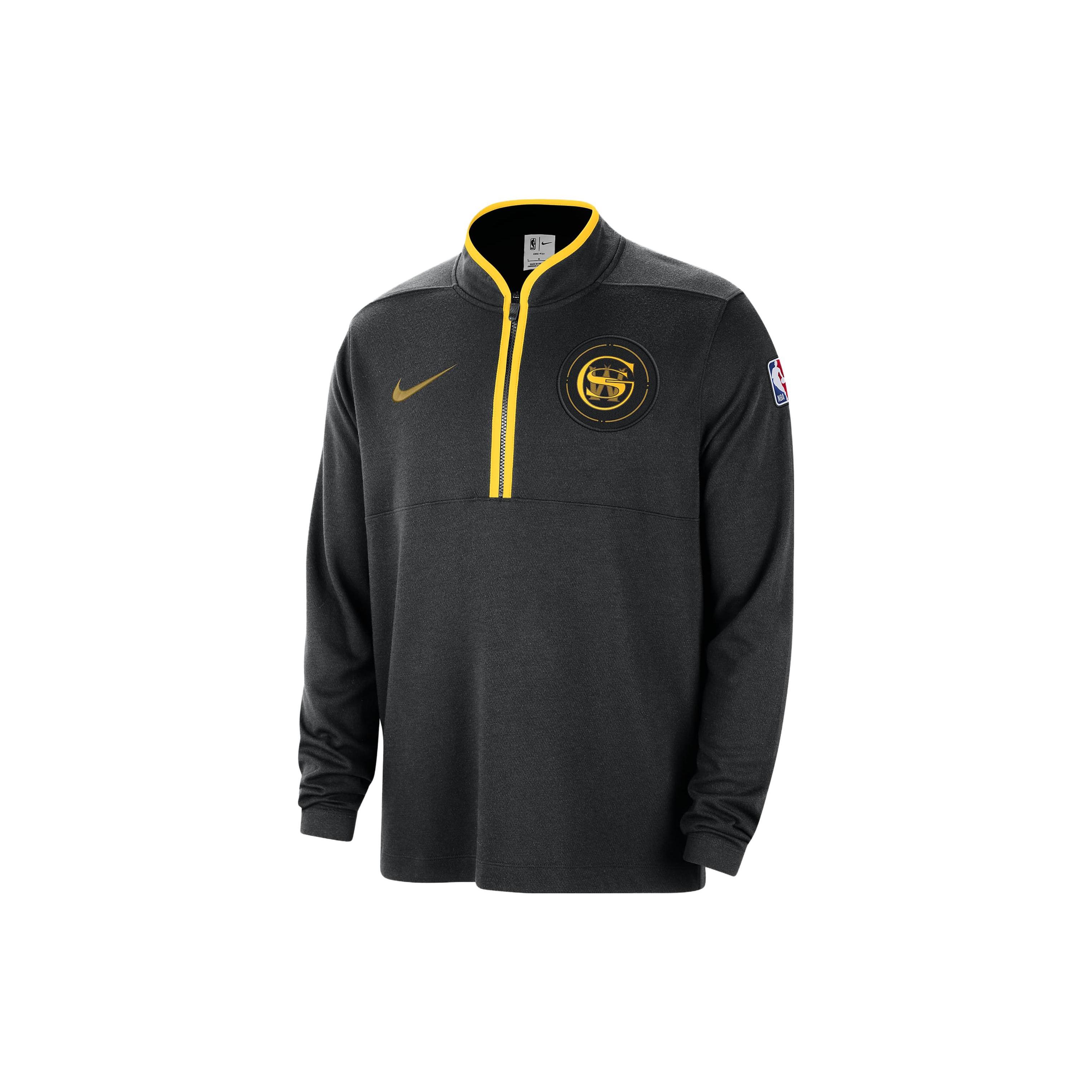 

Новый мужской топ Nike Golden State Warriors 2023/24 City Edition Nike Dri FIT NBA с длинным рукавом и молнией на 1/2 FD9177-010 XXXL