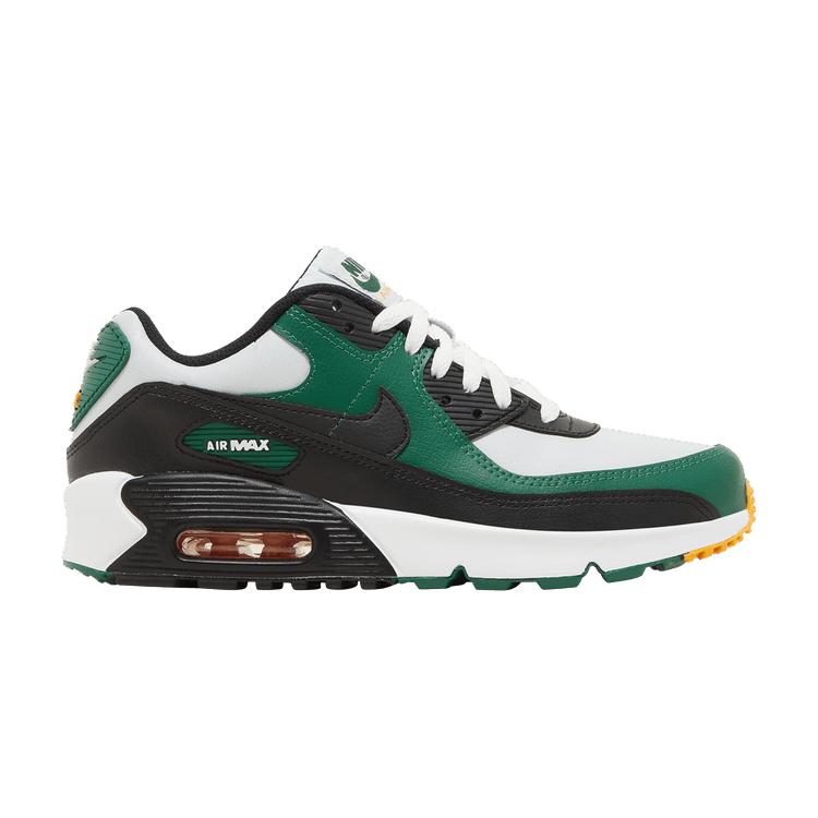 

Кроссовки Nike Air Max 90 Leather GS Gorge Green Pure-Platinum University-Gold Black CD6864-020