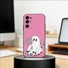 Stardust Ghost Handyhülle Schwarzes Silikon Weich Für Samsung S25,S24,S21,S22,S23,S30,Ultra,S20,Plus,Fe,Lite