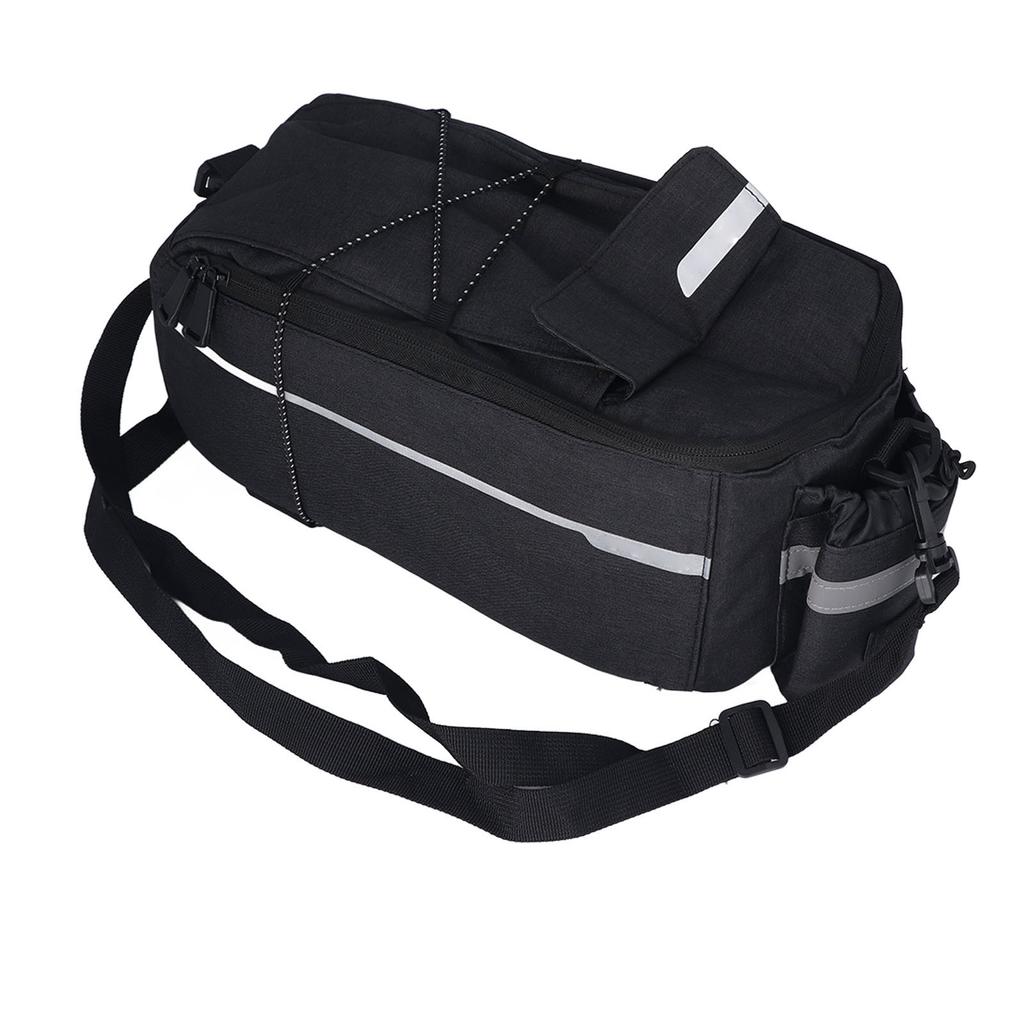 Mountain Bike Back Seat Bag Bicycle Rear Seat Bag Riding Equipment Accessories Black