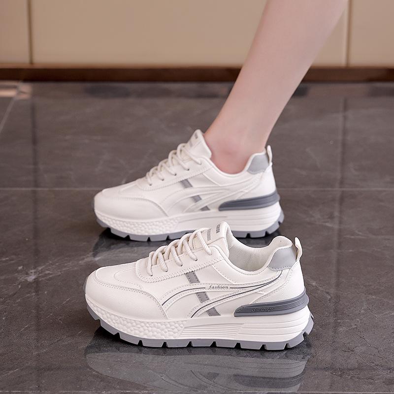 ins Korean version of the new dad shoes for women 2025 spring student running sports little white shoes for women's Forrest Gump shoes AD8876