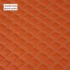 Diamond Pattern Embroidered Car Seat Cushion and Fabric Bag Set