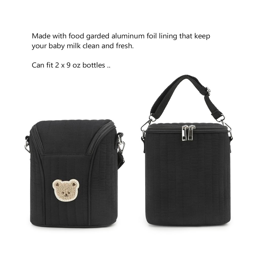 Mommy Bag Korea Cute Bear Portable Multifunctional Stroller Nappy Bag Soft Maternity Storage Bags Baby Diaper Organizer