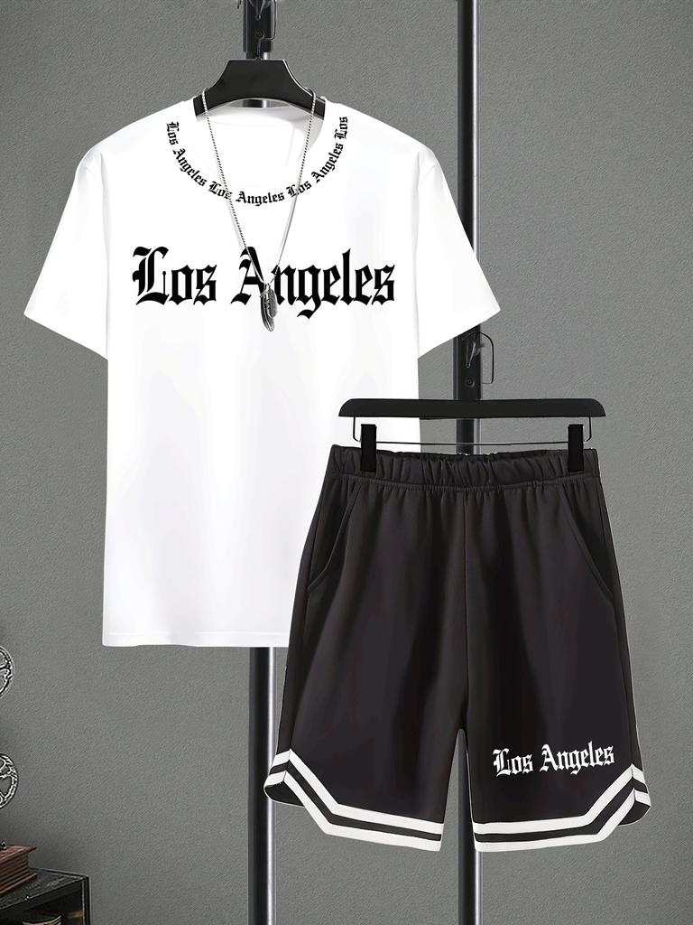 The Best-selling Youth Set for Summer 2025 Featuring Letter Prints Is a Vibrant and Fashionable Streetwear