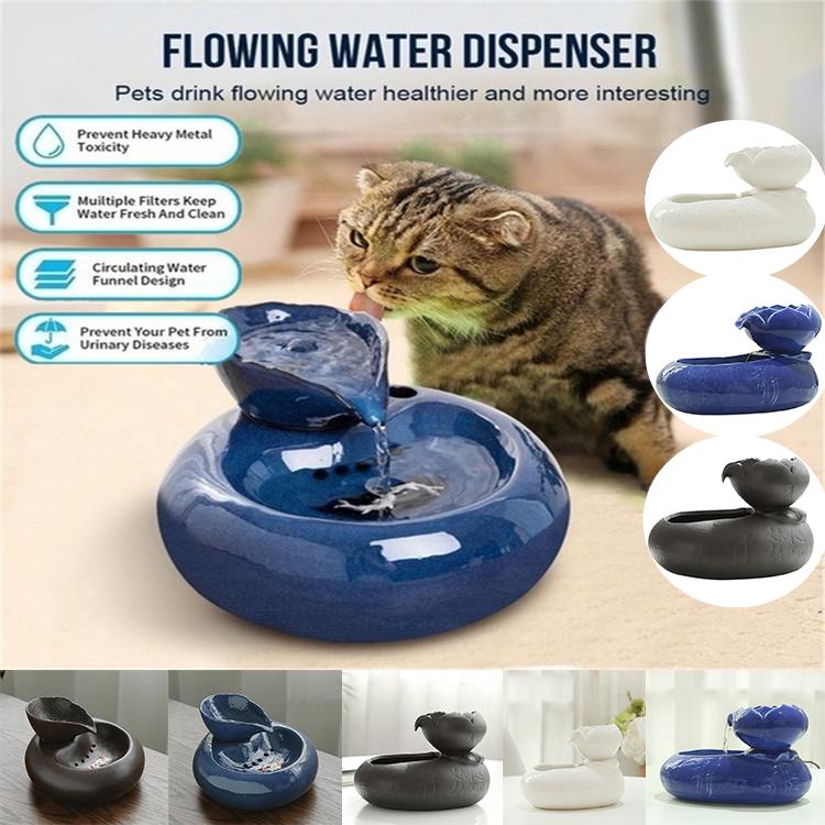 circulating cat water dish