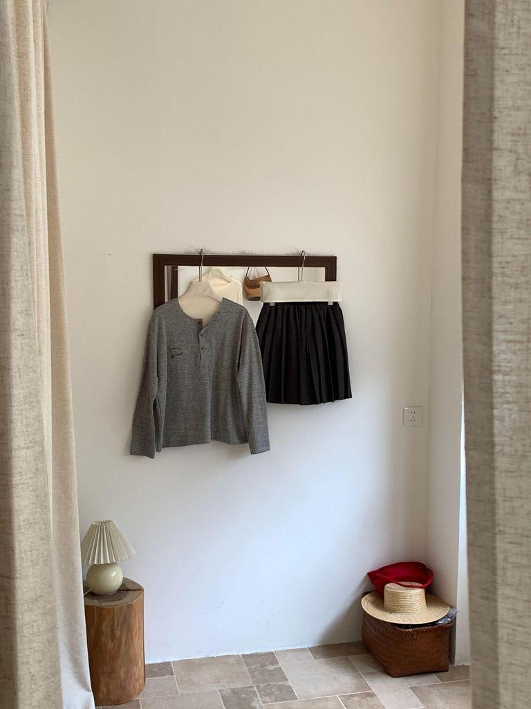 Korean Style Woolen Pleated Mini Skirt, Women's Elastic High Waist A-line, Hip-Hugging Skirt for Autumn