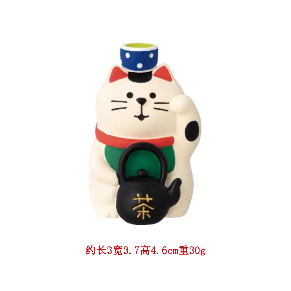 NEW! Zakka Japanese Pass the exam Cat Desktop Decoration Cat make a  Must win Scene Shooting Props Home Ornament Collection
