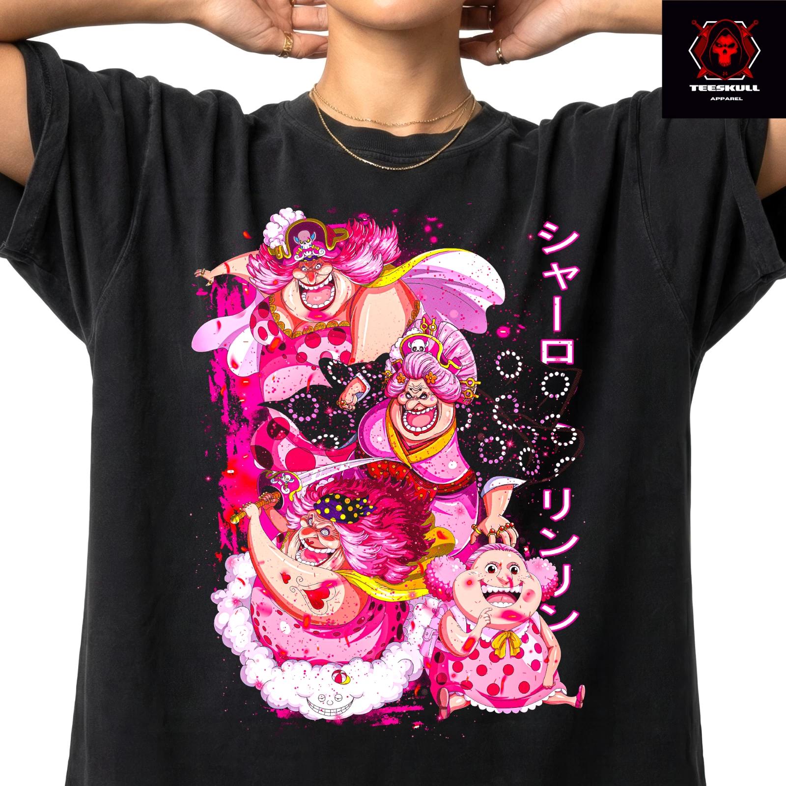 Big Mom One Piece Charlotte Linlin Anime Character Unisex Premium T-Shirt L