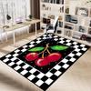 1PC Cherries Leaf Non-Slip Floor Carpet Compatible for Office&Living Room&Bedroom&Dining room - Flat- Soft & Pattern, Vibrant Colors-W239