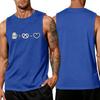 Men's Oktoberfest Printed Sleeveless Tank Top - Loose Fit Casual Summer Shirt for Beach and Daily Wear - Comfortable Relaxed , Perfect for Parties