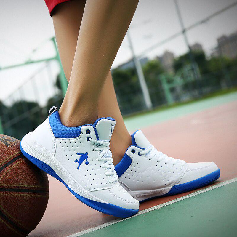 Buy Casual Men Basketball Sneakers High Top Training Shoes Breathable