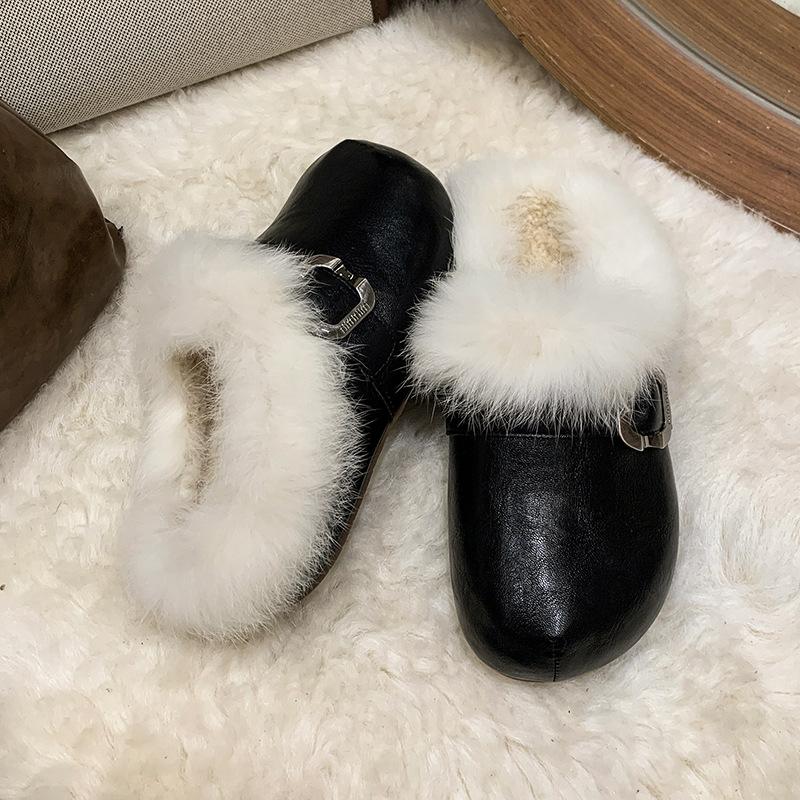 Autumn and Winter New Cotton Slippers Women's 2025 Outdoor Wear Waterproof, Non-slip and Warm Indoor Warm Soft Bottom Couple Cotton Slippers