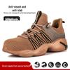 Zapatos de Seguridad para Hombre Transpirables Anti-Aplastamiento y Anti-Perforación - Calzado Resistente al Desgaste, Antideslizante, Cómodo y Protector.