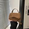 Hand-held Single-shoulder Crossbody Large-capacity Casual Fashionable Texture Small Square Bag