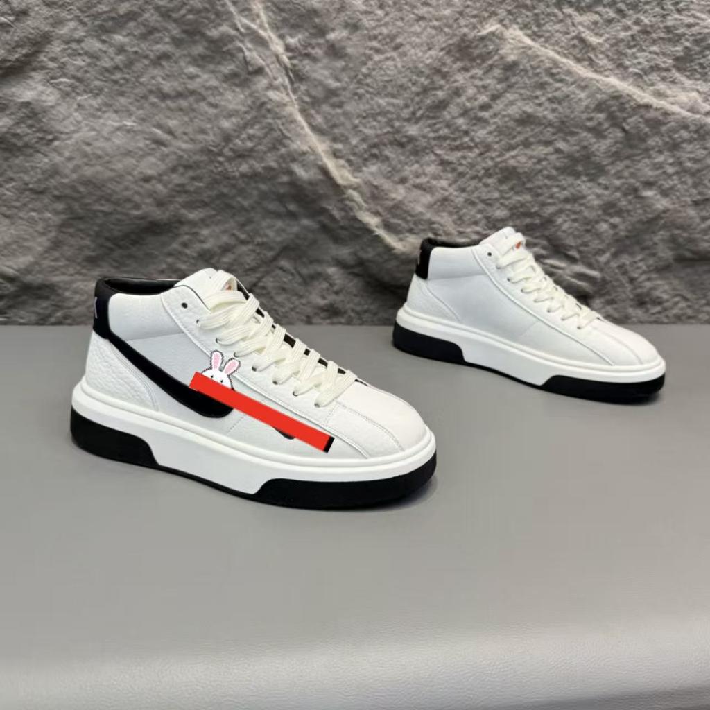 New high-value handsome sports and leisure shoes soft-soled high-top board shoes trendy shoes ec