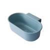 Universal Kitchen Sink Drain Basket for Dry/Wet Food, Fruits & Veggies - Plastic Filter & Separator.
