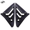 Carbon Fiber Rear Triangular Window Vent Stickers for 2020-2021 Honda Civic Louvers