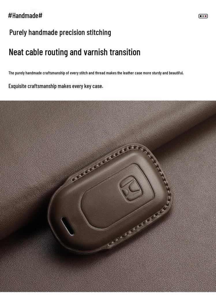 Key Case for Honda Avancier, Accord, CR-V, Civic, Haoying, Elysion with Buckle