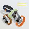 Atmungsaktives Nylonarmband für Xiaomi Mi Band 10 9 8 Armband Weiches Armband Correa für Mi Smartwatch Band 9 10 mit Metallverbinder