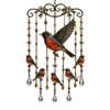 Veranda Hängedekoration Außen Vogel Windspiele, Dekorative Anhänger, Acryl Fenster-Windspiel Hängende Dekorationen für Garten Terrasse Romantische Dekoration