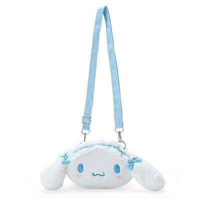 Cinnamoroll Light X X 760544 Face-Shaped Pochette, Blue, Days, Cinnamon, 12.8 29.4 7.5 Cm, Character,