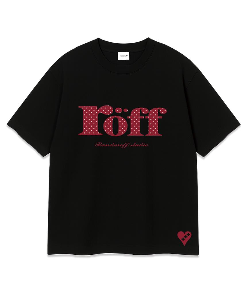 RANDOMOFF Röff Type Play Dot Over Fit T-Shirt [Red] (3Color)