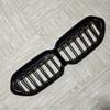 Dual Slat Front Racing Grilles Grills For BMW 2 Series F44 218i 220i M235i 216d 218d 220d Gran Coupe M Sport 2020-2025 Black ABS