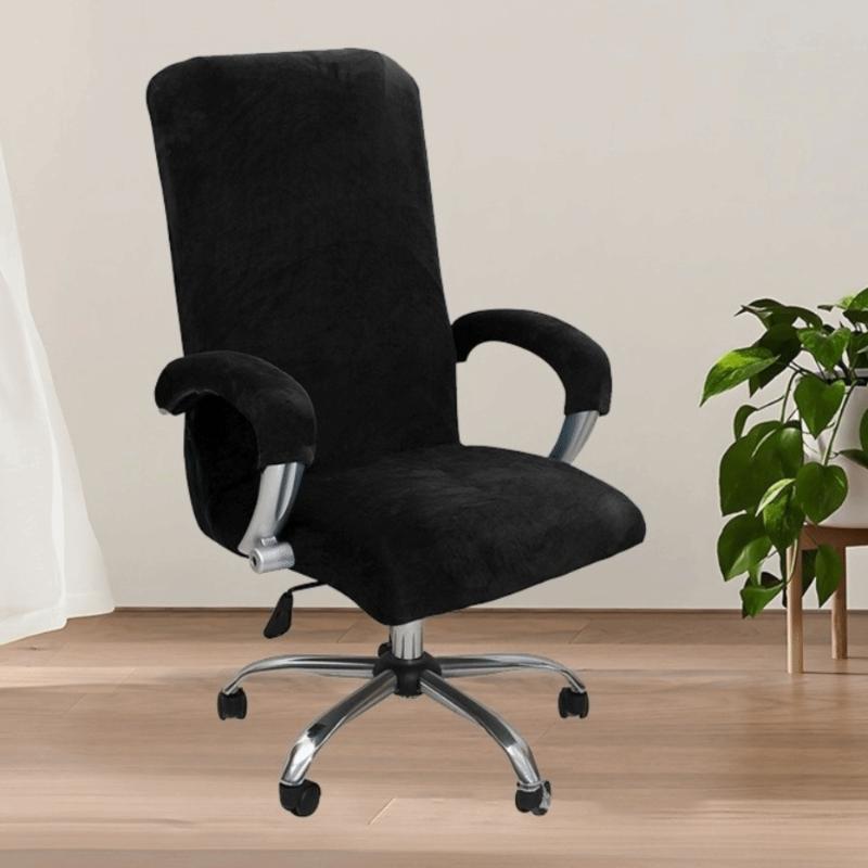 Wear-Resistant And Dust-Proof Chair Cover 1 Pair Stretch Fabric Chair Cover Office Computer Desk Chair Covers Armchair Protecto