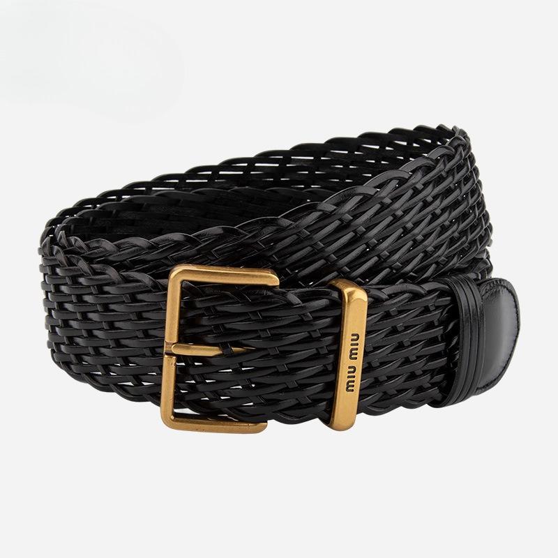 

Ретро Гонконгский стиль Плетёный женский ремень Корейский повседневный студенческий Джинсовый женский декоративный ремень 105cm