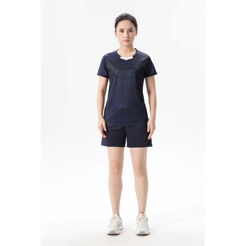 Men Women Short Sleeve Volleyball Jersey Set Quick Dry Breathable Team Uniforms Training Competition
