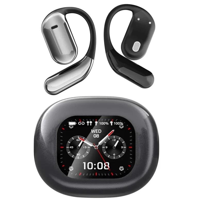 UYUXIO Wireless Earphone OWS AI Language Translation Earbuds with 144 Online Languages Real Time Translator Ear Bud for Travel