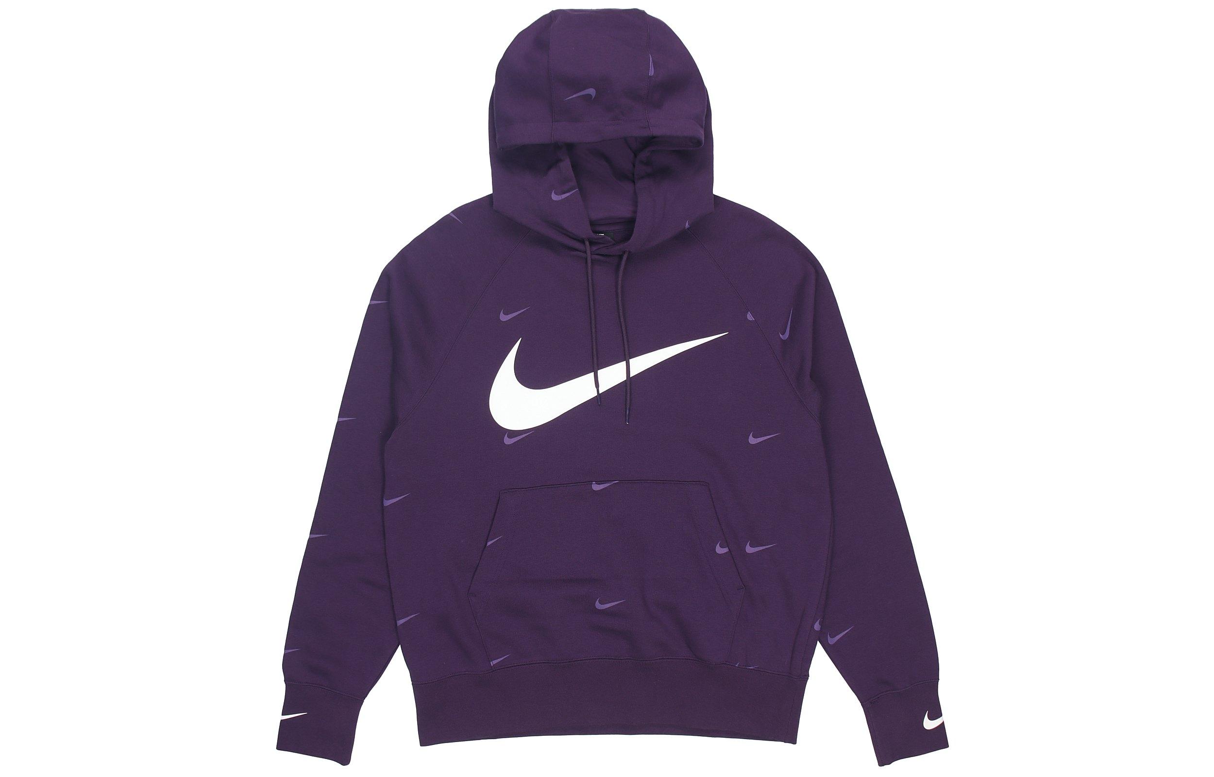 Nike Sweatshirts Men s Purple Hooded Moderate Regular DA0111-525 XL