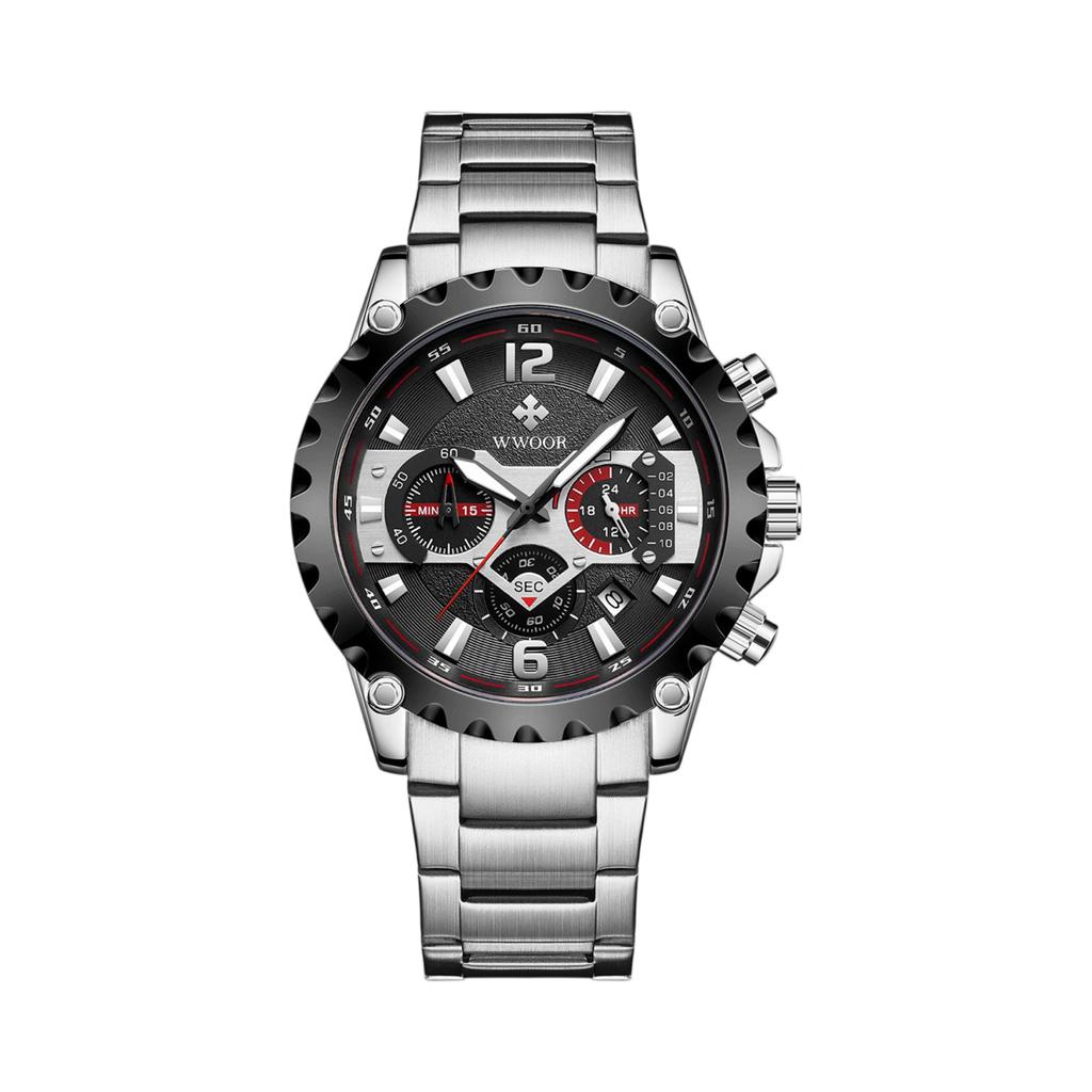 Men's Waterproof Luminous Running Alarm Clock Watch
