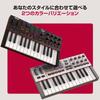 Akai Professional MPK Mini IV 25-Key USB-C MIDI Keyboard Controller, Gray