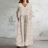 Women's Fashion Dress Spring V-neck Long Sleeve Dress