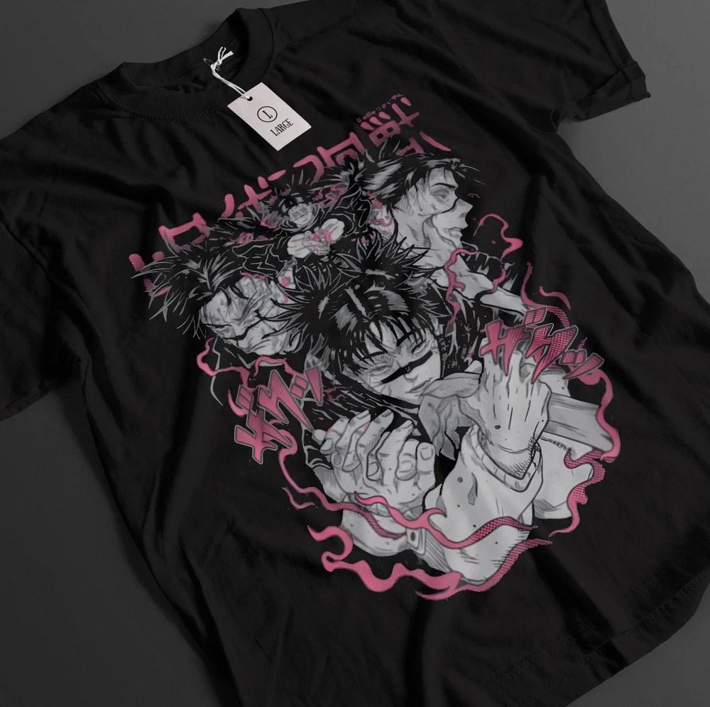 Anime Jujutsu Kaisen Choso Battle Poses Graphic Black TShirt Size S4XL S
