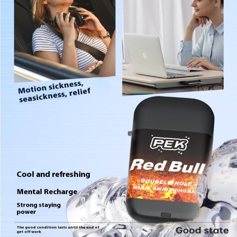 Nasal Inhaler Stick Double-Hole Tube For Energetic Inhaling Nasal Inhaler With Refreshing Sensation For Studying & Overtime Work