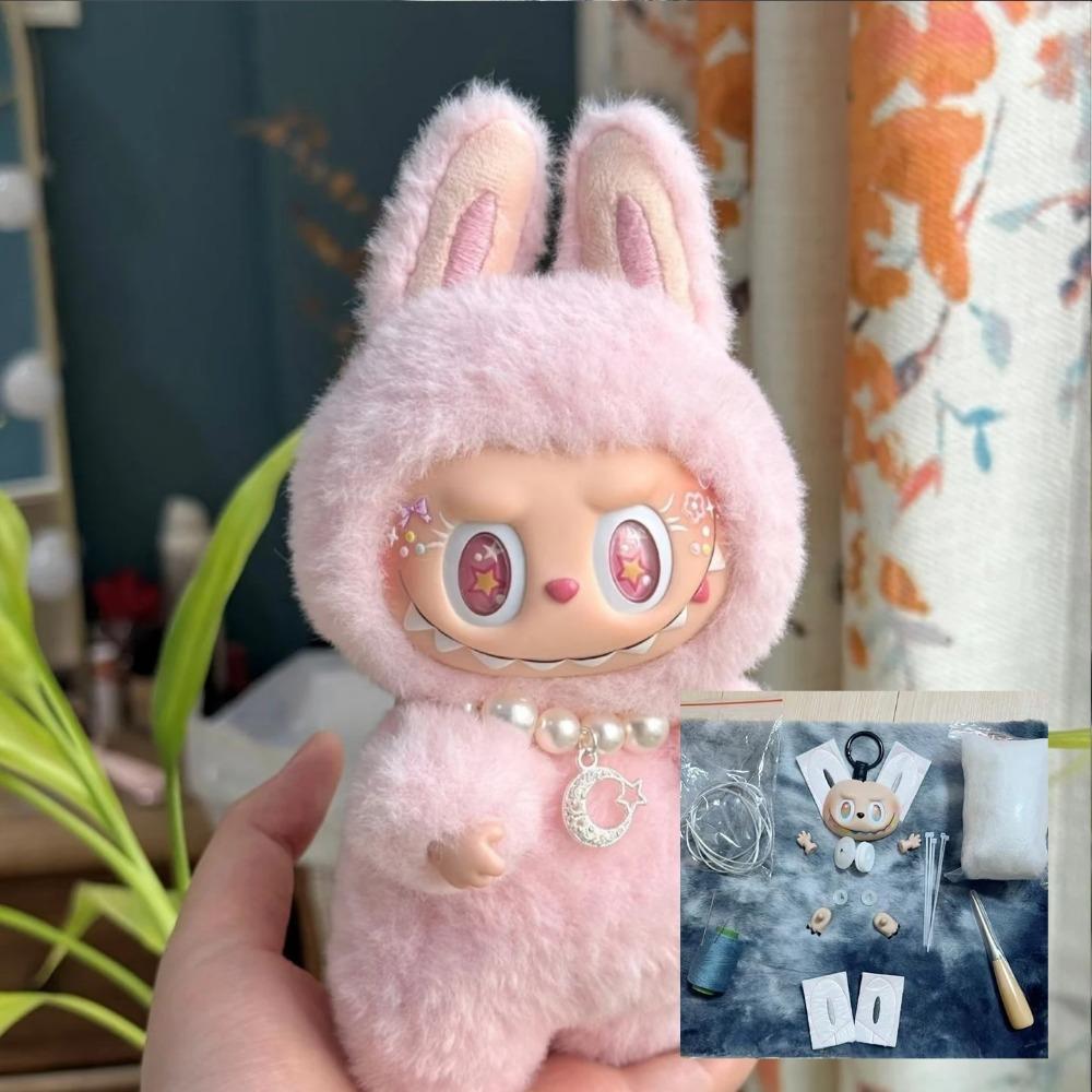 

Новый Для Labubu Полный Набор Материалов для Изготовления Кукол DIY Производство Трендовые Игрушки Подвески для Сумок Настольные Украшения Аксессуары