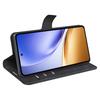 For Realme 14 5G Stand Case Anti-Scratch Calf Texture Leather Phone Cover